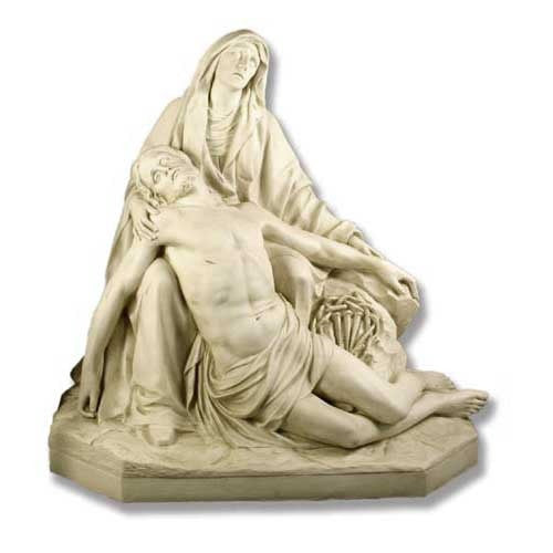 Pieta De Da Prato Lifesize Religious Sculpture - XoticBrands Home Decor