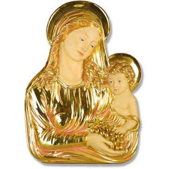 Madonna Eucharist Plaque Religious Sculpture - XoticBrands Home Decor