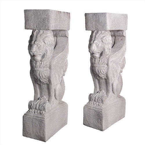 Winged Lion Console Base 32 - Architectural   Table & Table Base (set of 1) - XoticBrands Home Decor