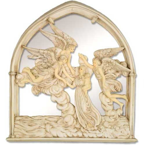 Angels Of The Sea Mirror 10 Religious Sculpture - XoticBrands Home Decor