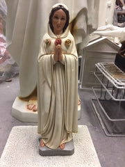 Maria Rosa Mystica 19 X 7 X 4 Religious Sculpture - XoticBrands Home Decor