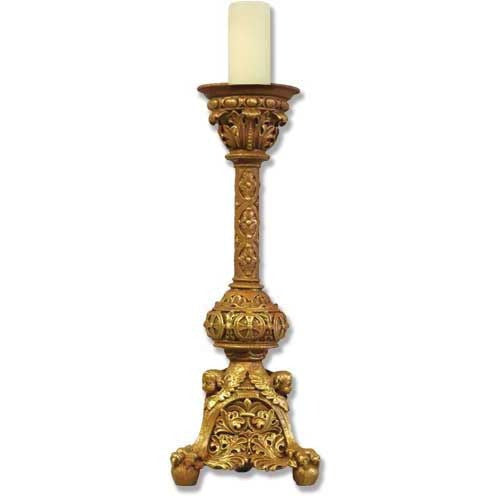 Victorian Candleholder Religious Sculpture - XoticBrands Home Decor