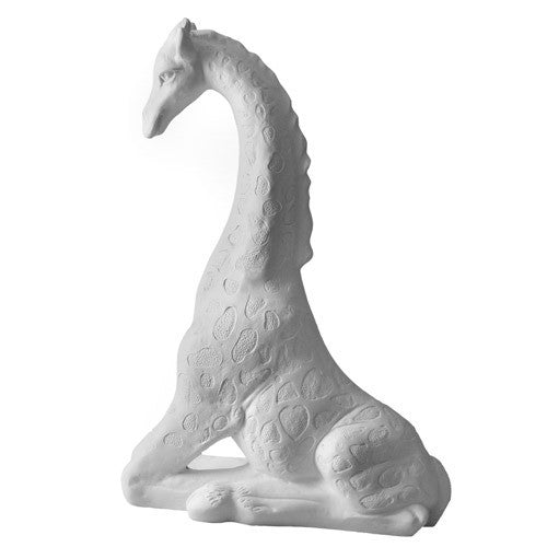 Kneeling Giraffe 32 Garden Animal Statue - XoticBrands Home Decor