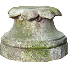 Hale Petal Base 14"H - Pedestal Sculpture - XoticBrands Home Decor