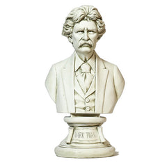  Mark Twain Bust 18 Animal Busts  Sculpture, Home Decor, XoticBrands, XoticBrands Home Decor