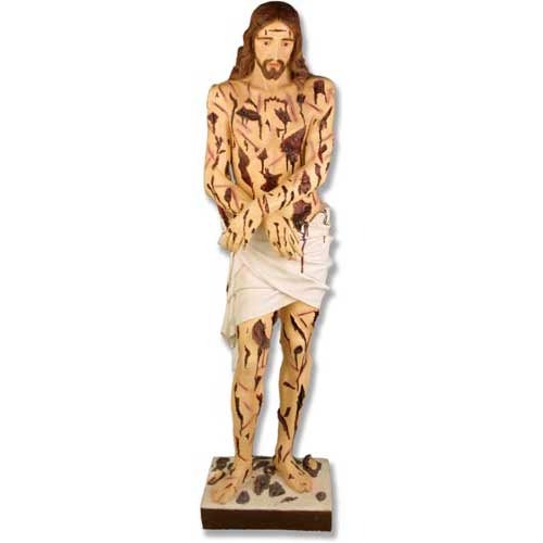 Scourged Christ 60 Religious Sculpture - XoticBrands Home Decor