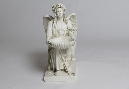 Angel With Dish 19 Garden Angel Statue - XoticBrands Home Decor