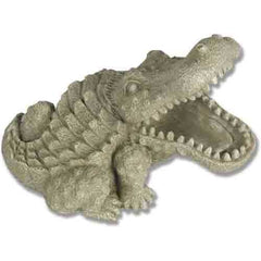Gator Short Garden Animal Statue - XoticBrands Home Decor