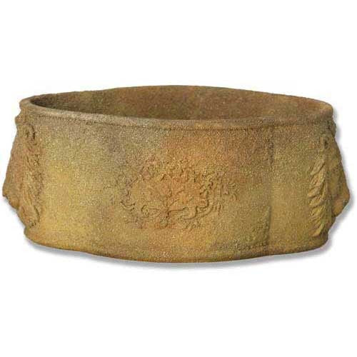  Oval Lion Planter Sculpture - Planters, Planters, XoticBrands, XoticBrands Home Decor