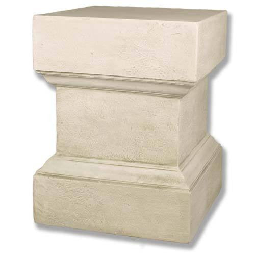 Weathered Square Pedestal 20 - Pedestal Sculpture - XoticBrands Home Decor