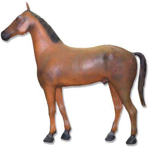 Large Horse 93 Garden Animal Statue - XoticBrands Home Decor