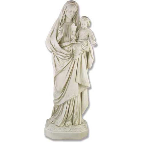 Our Lady Blessed Sacrament Mary 67 Large Religious Sculpture - XoticBrands Home Decor