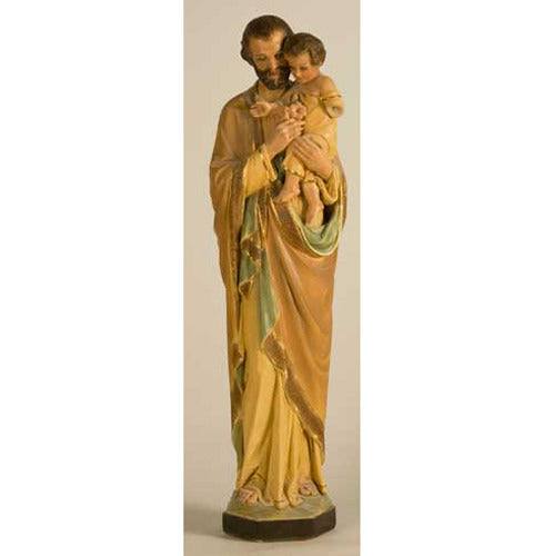 St Joseph & Child (Tars) 32 Religious Sculpture - XoticBrands Home Decor