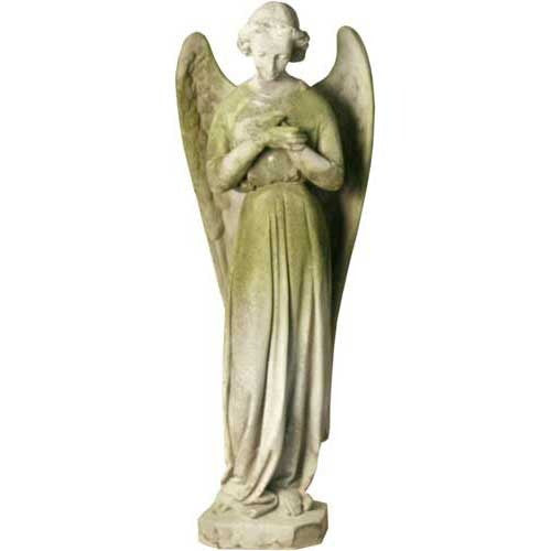 Angel Cari-Cross-25 Garden Angel Statue - XoticBrands Home Decor