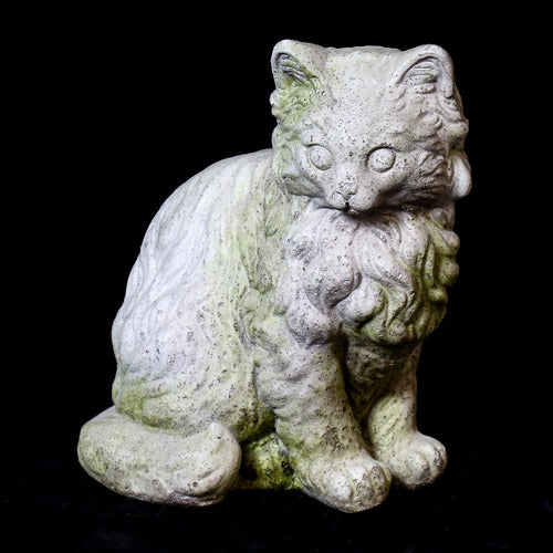  Muffin the Kitten Animal Garden  Sculpture, Home Decor, XoticBrands, XoticBrands Home Decor