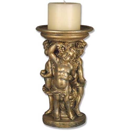 Verona Cherub Holder 12 Garden Angel Statue - XoticBrands Home Decor