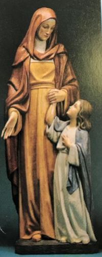  ST. ANNE AND CHILD 5' Animal Religious  Sculpture, Religious Decor, XoticBrands, XoticBrands Home Decor