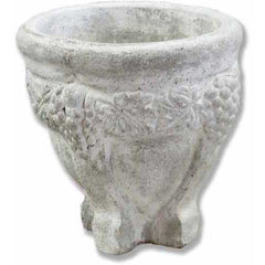  Grape Round Urn 14  Planters  Sculpture, Home Decor, XoticBrands, XoticBrands Home Decor