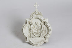  Chapel Wall Plaque Station #14  Religious  Sculpture, Religious Decor, XoticBrands, XoticBrands Home Decor