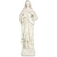 Immaculate Heart Of Mary Religious Sculpture - XoticBrands Home Decor