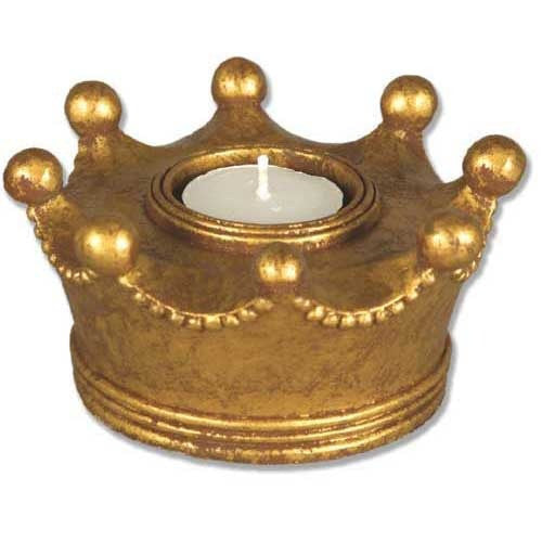Queen Crown Candleholder Religious Sculpture - XoticBrands Home Decor