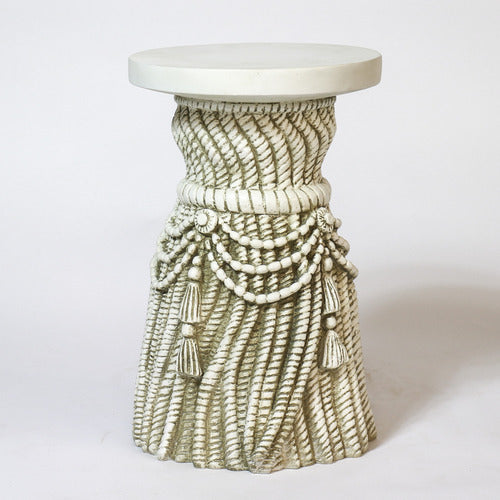  Tassel Pedestal 18' Animal Architectural  Sculpture, Home Decor, XoticBrands, XoticBrands Home Decor