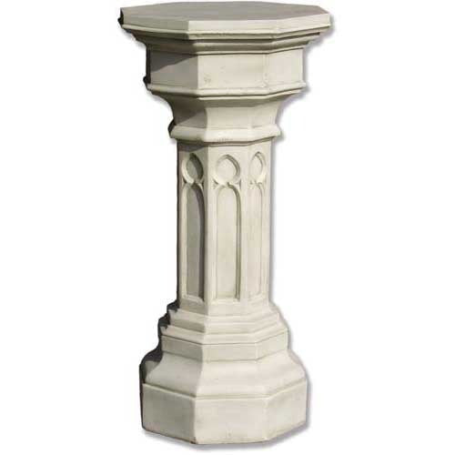 Gothic Redmond Pedestal 42 - Pedestal Sculpture - XoticBrands Home Decor