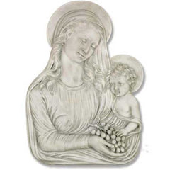 Madonna Eucharist Plaque Religious Sculpture - XoticBrands Home Decor