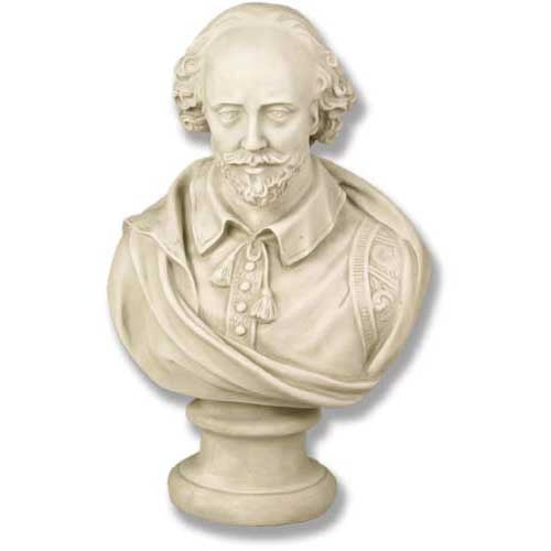 Shakespeare Med 18 H -  Writers & Poets Busts - XoticBrands Home Decor