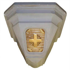 Bracket With Cross Religious Sculpture - XoticBrands Home Decor