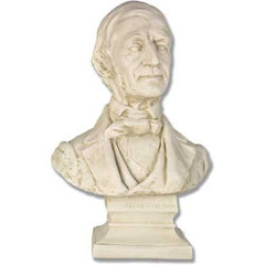  Emerson Bust Large Sculpture - Busts, Busts, XoticBrands, XoticBrands Home Decor