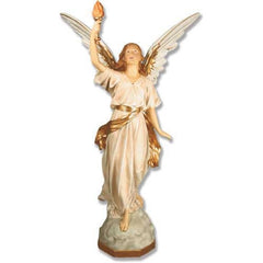 Angel Of Light- Right 64 Garden Angel Statue - XoticBrands Home Decor