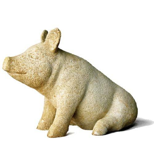 Barnyard Pig Garden Animal Statue - XoticBrands Home Decor