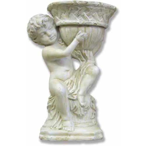 French Cherub Urn Garden Angel Statue - XoticBrands Home Decor