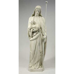  Jesus With Lamb 60 USE ITEM# F241107 Animal Large  Sculpture, Home Decor, XoticBrands, XoticBrands Home Decor
