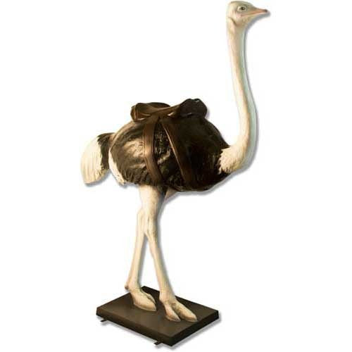 Ostrich 78 Garden Animal Statue - XoticBrands Home Decor