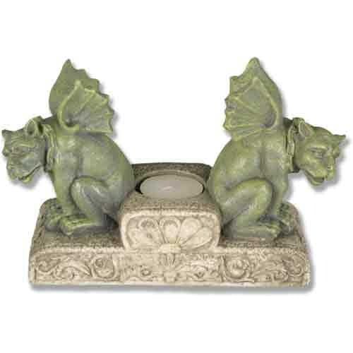 Flame Keeper Candleholder Gargoyle Sculpture - XoticBrands Home Decor