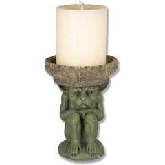 N/A Moe Candleholder 6 Gargoyle Sculpture - XoticBrands Home Decor