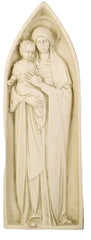  Mother & Child Pointed Arch Animal Religious  Sculpture, Religious Decor, XoticBrands, XoticBrands Home Decor
