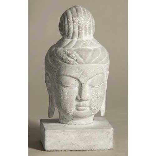  Buddha Head 11  Display  Sculpture, Home Decor, XoticBrands, XoticBrands Home Decor