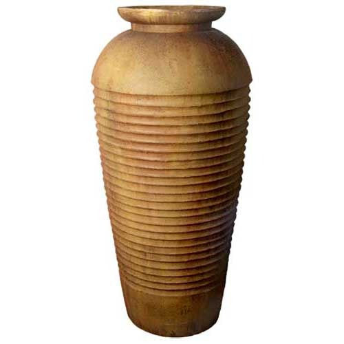 Floor Ribbed Urn (Five Foot) Garden Display - XoticBrands Home Decor