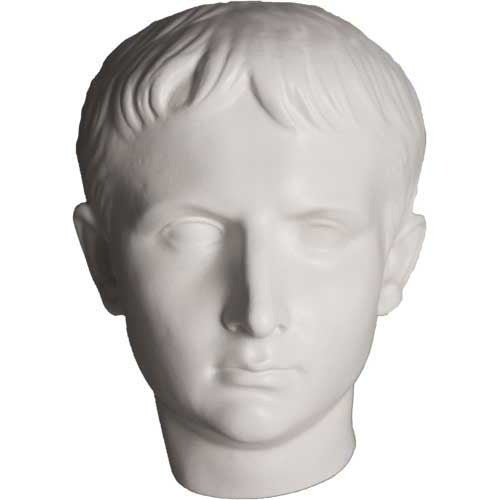 Caesar Youth Mask -  Greek & Roman Classical  Sculpture - XoticBrands Home Decor