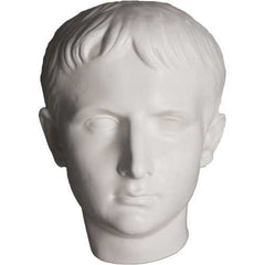 Caesar Youth Mask -  Greek & Roman Classical  Sculpture - XoticBrands Home Decor