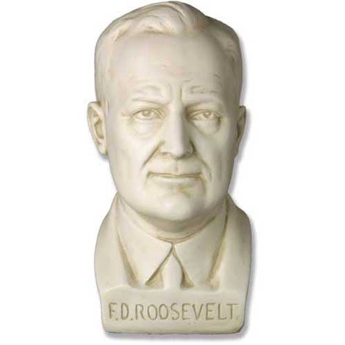 Franklin D.Roosevelt Bust -  Famous Americans Busts - XoticBrands Home Decor