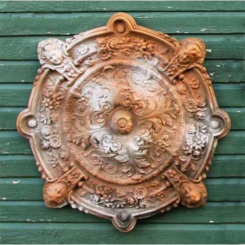  Intorno Medallion Plq 35  Architectural  Sculpture, Home Decor, XoticBrands, XoticBrands Home Decor