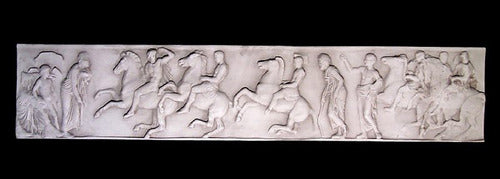 Greek & Roman Parthenon Wall Pediment Frieze (Lng&Th)11 Sculpture, Home Decor, XoticBrands, XoticBrands Home Decor