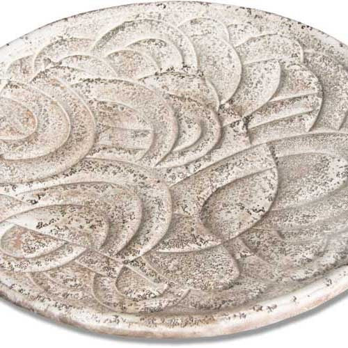 Plate Swirly 22 W Garden Display - XoticBrands Home Decor