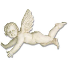 Flying Cherub 17 Garden Angel Statue - XoticBrands Home Decor