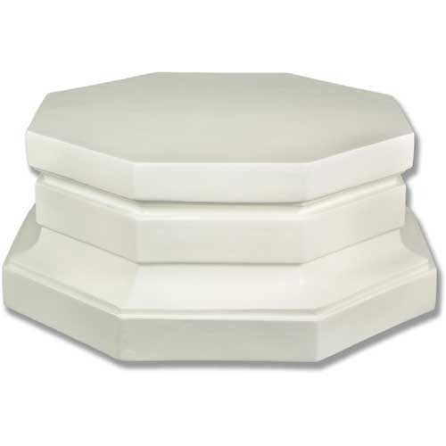 Eight Sided Riser 10 - Pedestal Sculpture - XoticBrands Home Decor