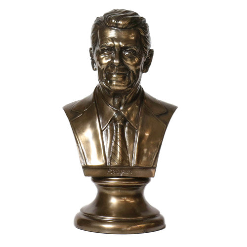  Ronald Reagan 12"H American President Busts  Sculpture, Home Decor, XoticBrands, XoticBrands Home Decor